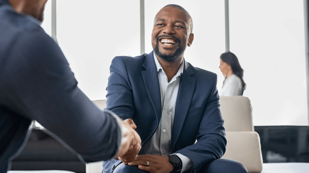An image that represents successful negotiation. Having negotiation skills matters in entertainment law.